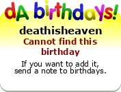 My birthday badge