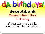 My birthday badge