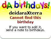 My birthday badge