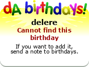 My birthday badge