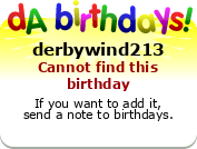 My birthday badge