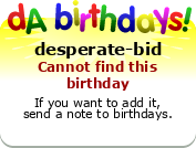 My birthday badge