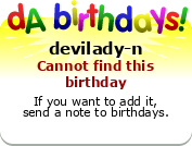 My birthday badge