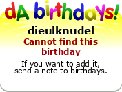 My birthday badge