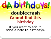 My birthday badge