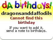 My birthday badge