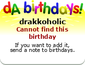 My birthday badge