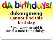 My birthday badge