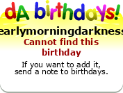 My birthday badge