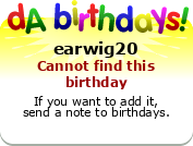 My birthday badge