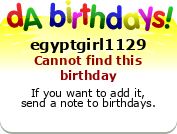 My birthday badge