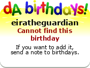 My birthday badge