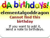 My birthday badge