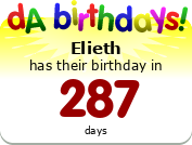 My birthday badge