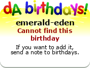 My birthday badge