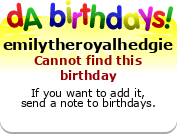 My birthday badge
