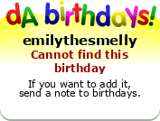 My birthday badge