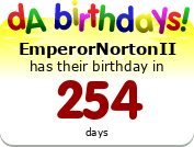 My birthday badge