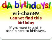 My birthday badge