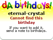 My birthday badge