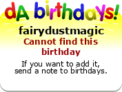 My birthday badge