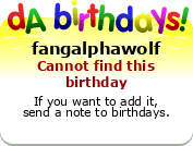 My birthday badge