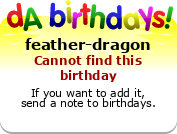 My birthday badge