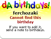 My birthday badge