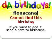 My birthday badge