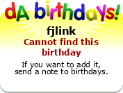 My birthday badge