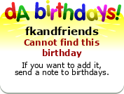 My birthday badge