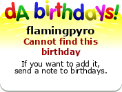 My birthday badge