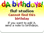 My birthday badge