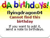 My birthday badge