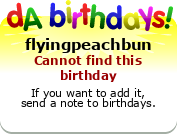 My birthday badge