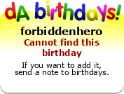 My birthday badge