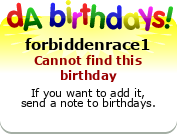 My birthday badge
