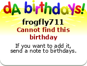 My birthday badge