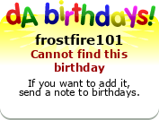 My birthday badge