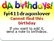 My birthday badge