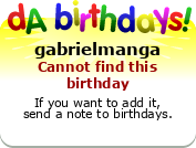 My birthday badge