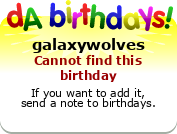 My birthday badge