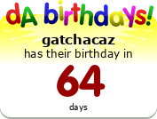 My birthday badge