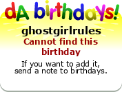 My birthday badge