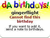 My birthday badge