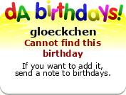 My birthday badge