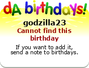 My birthday badge