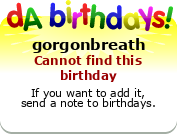 My birthday badge