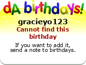My birthday badge