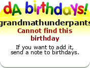 My birthday badge